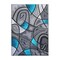 Flash Furniture Turquoise 8' x 10' Abstract Design Accent Area Rug ACD-RGTRZ860-810-TQ-GG - alternate 2